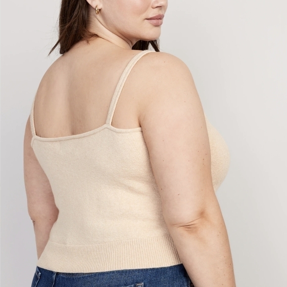3X - Old Navy | Cozy Cropped Sweater Tank Top - Picture 2 of 8